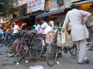 Bicycles are everywhere in India