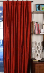 Modern curtains instantly add color and texture to a room.