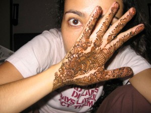 Henna Hand Painting as Inspiration