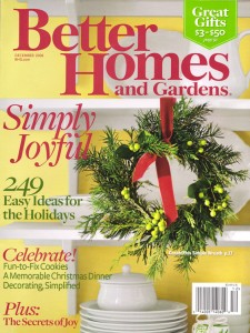 Better Homes and Gardens December 2008 Issue