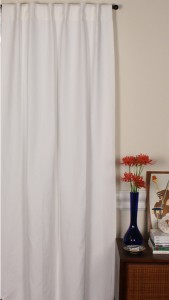 Lined Linen Curtains Provide Privacy