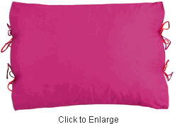 Red/Fuchsia Sham