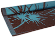 Bamboo Floormat in Turquoise/Brown