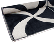 Waves Floormat in Black/Ivory