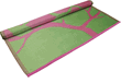 Birds Floormat in Lime/Pink