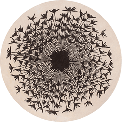 Seed Rug in Chocolate - Click to enlarge