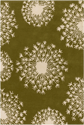 Seed Rug in Kiwi and Cream - Click to enlarge